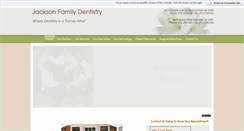 Desktop Screenshot of jacksonfamilydentistrypc.com
